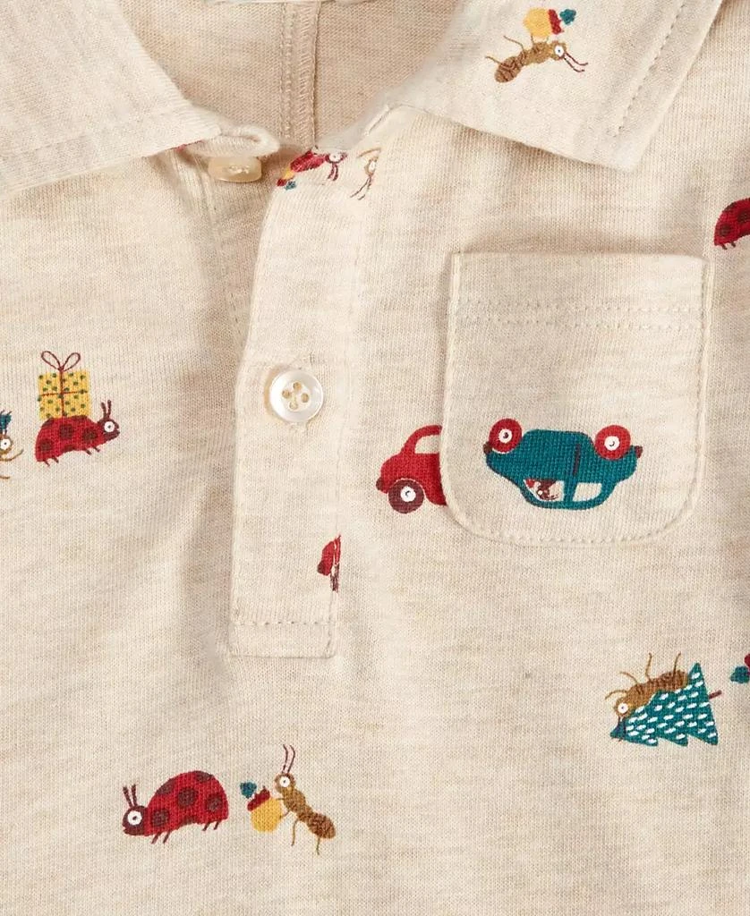 商品First Impressions|Baby Boys Present Party Printed Collared Sunsuit, Created for Macy's,价格¥58,第3张图片详细描述