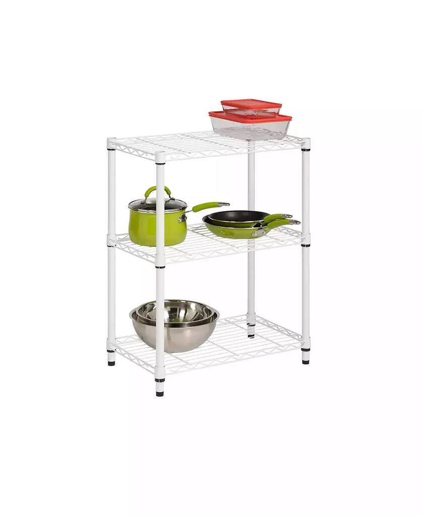 商品Honey Can Do|Heavy Duty 3 Tier Adjustable Shelving Unit,价格¥622,第5张图片详细描述