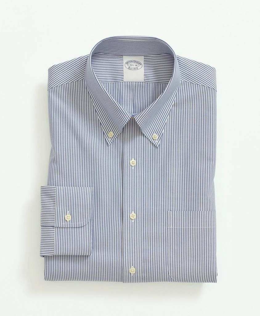 商品Brooks Brothers|Stretch Supima® Cotton Non-Iron Pinpoint Oxford Button-Down Collar, Candy Stripe Dress Shirt,价格¥975,第2张图片详细描述