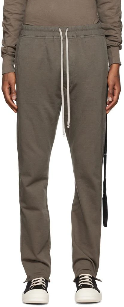 商品Rick Owens|Gray Berlin Lounge Pants,价格¥1465,第1张图片