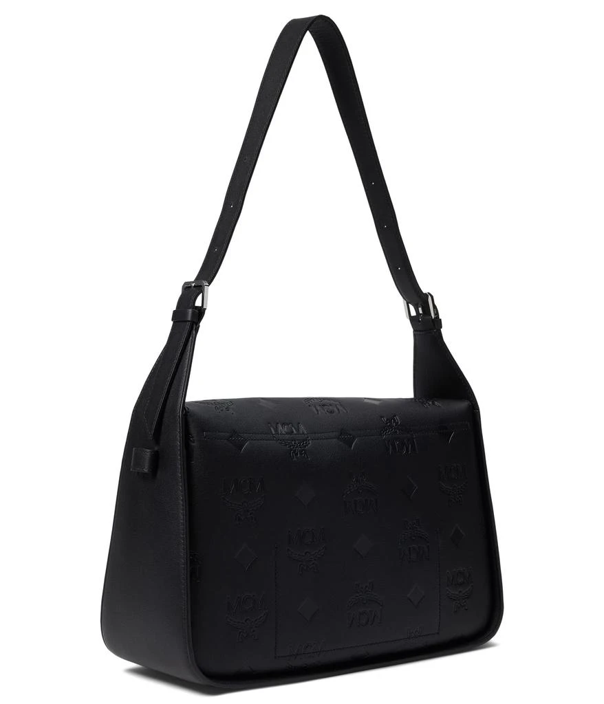 商品MCM|Aren Embroidered Monogram Leather Hobo Medium,价格¥7398,第2张图片详细描述