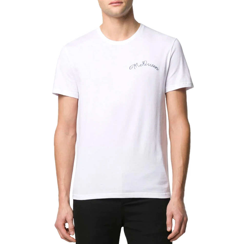 ALEXANDER MCQUEEN 白色男士T恤 609584-QOZB3-0900 商品