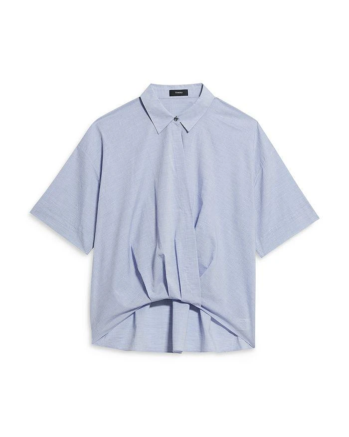 商品Theory|Twist Hem Shirt,价格¥437,第3张图片详细描述