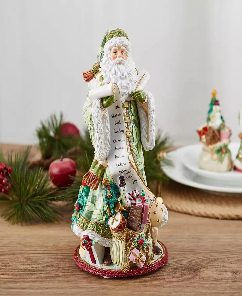 商品Fitz and Floyd|Holiday Home Green Musical, 10.75-in,价格¥524,第5张图片详细描述