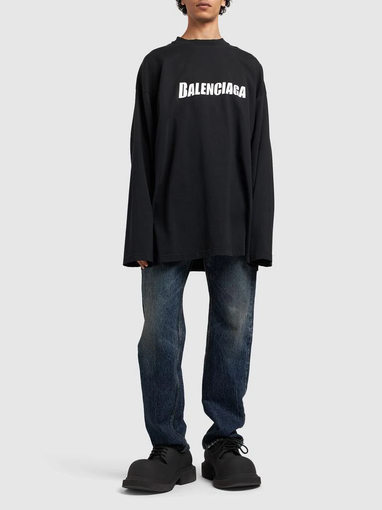 商品Balenciaga|Oversize Cotton T-shirt,价格¥4565,第1张图片详细描述