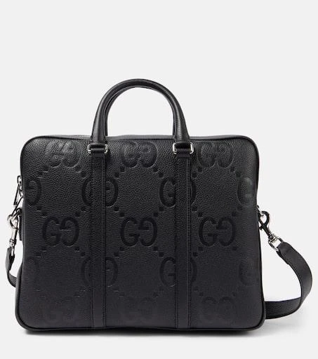 商品Gucci|Jumbo GG皮革公文包,价格¥25355,第1张图片
