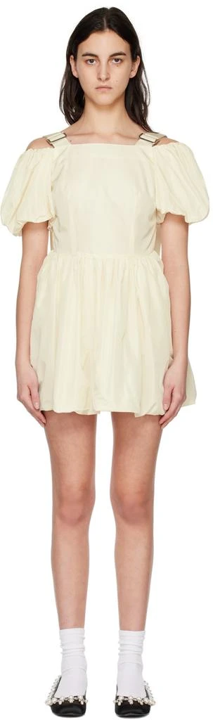 商品Simone Rocha|Off-White Slider Minidress,价格¥3909,第1张图片