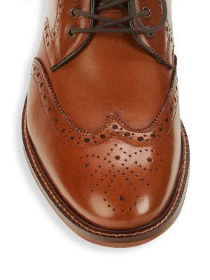 ​Surge Wingtip Leather Brogue Boots商品第5张图片规格展示