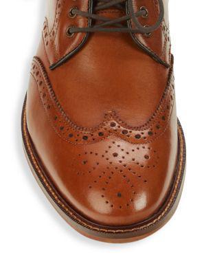 商品Steve Madden|​Surge Wingtip Leather Brogue Boots,价格¥752,第7张图片详细描述