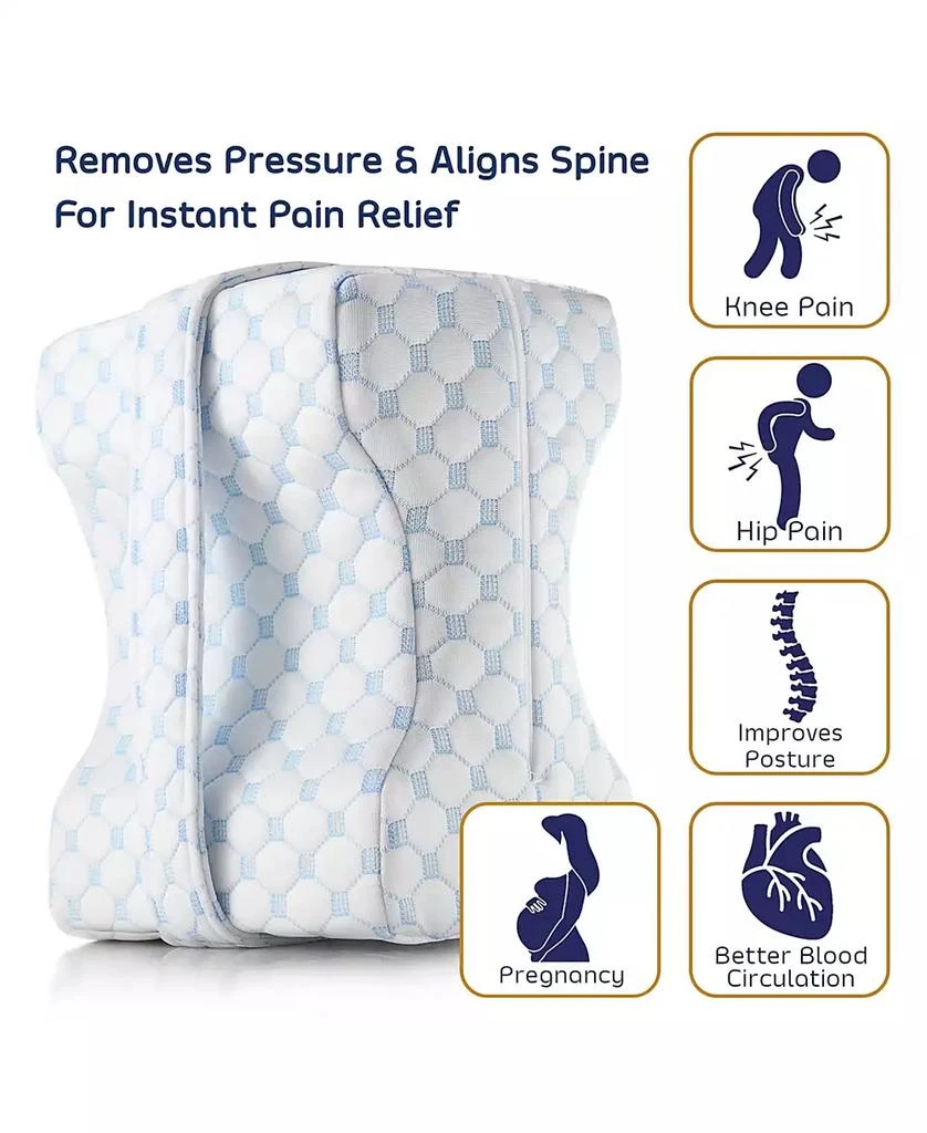 商品Nestl|Memory Foam Knee Spine Alignment Pillow,价格¥142,第5张图片详细描述