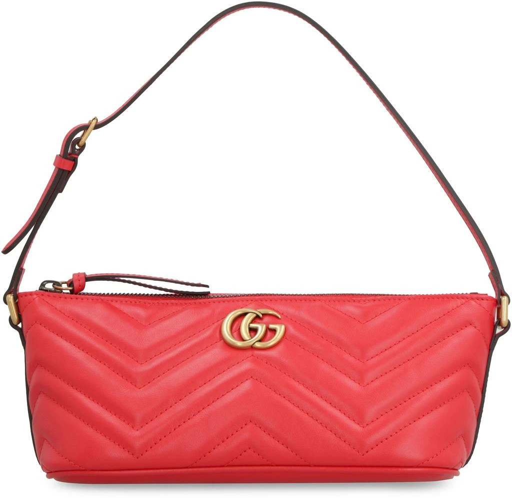 商品Gucci|GG MARMONT RED SMALL SHOULDER BAG,价格¥6981,第2张图片详细描述