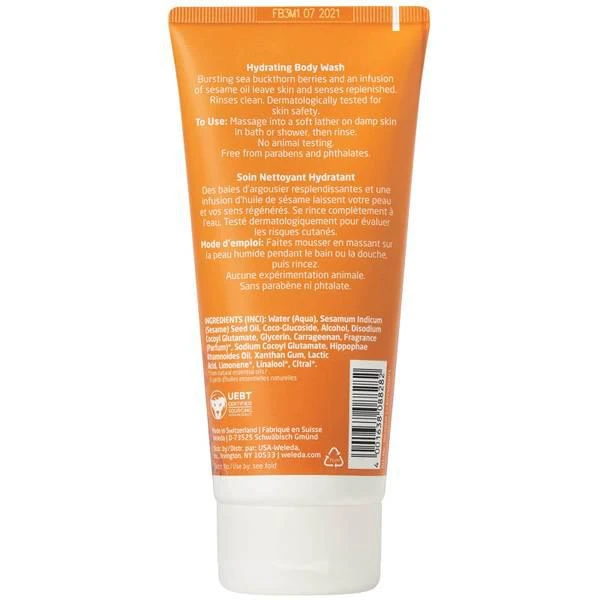 商品Weleda|Weleda Sea Buckthorn Creamy Body Wash 200ml,价格¥82,第2张图片详细描述