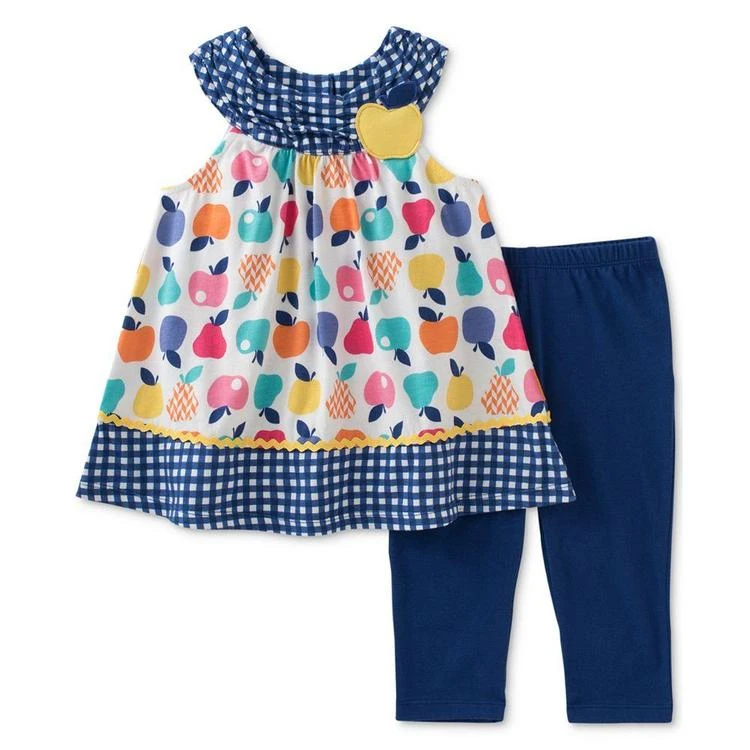 商品KIDS HEADQUARTERS|2-Pc. Fruit-Print Tunic & Capri Leggings Set, Baby Girls (0-24 months),价格¥65,第2张图片详细描述