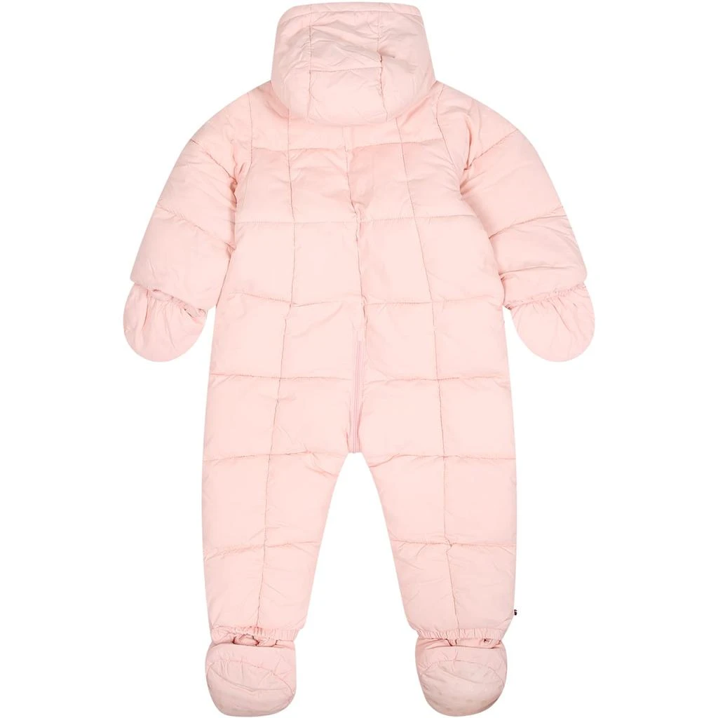 商品Tommy Hilfiger|Pink Down Jacket For Baby Girl With Iconic Flag,价格¥1195,第2张图片详细描述