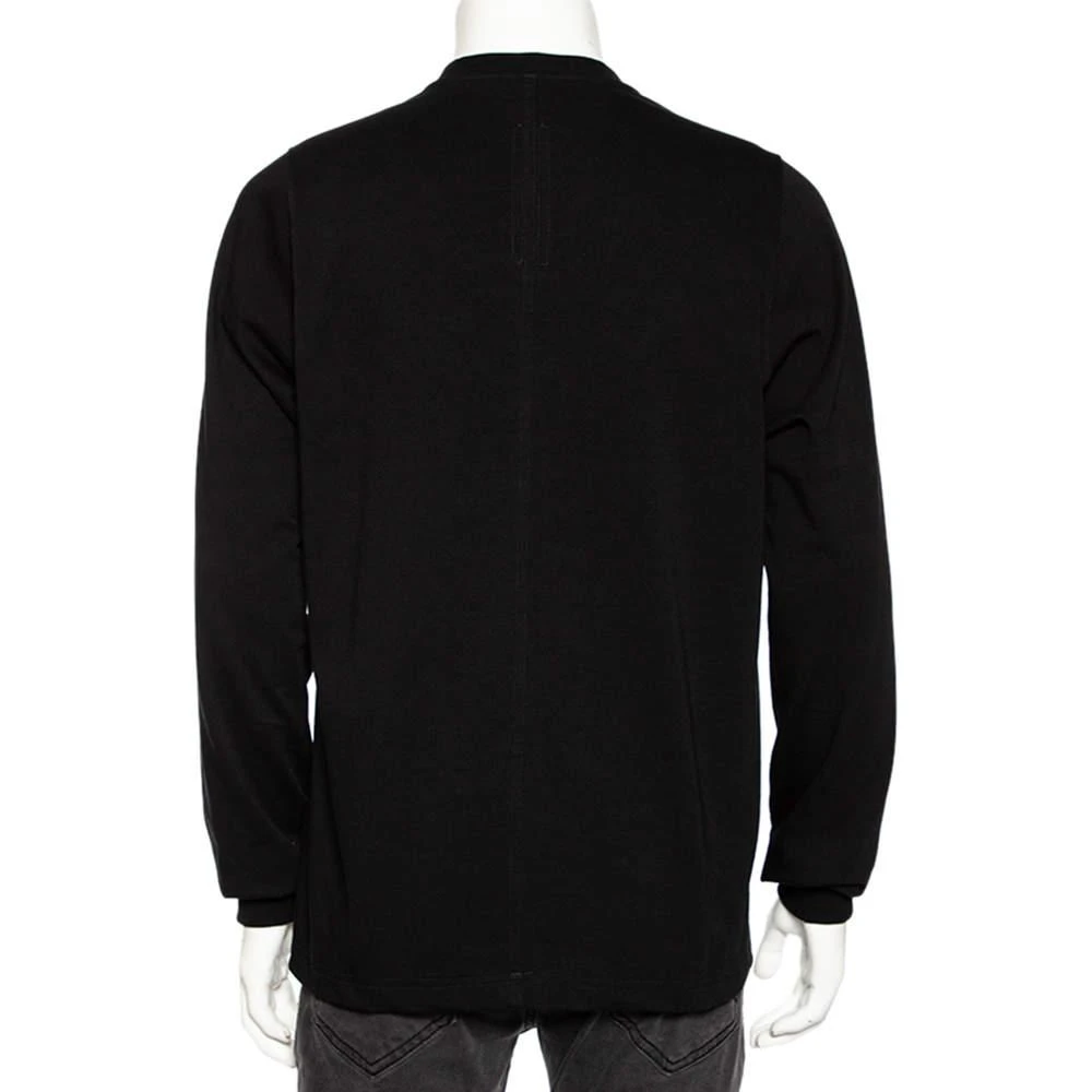 商品[二手商品] Rick Owens|Rick Owens Black Knit Vega Combo Long Sleeve Crewneck Sweatshirt S,价格¥2403,第3张图片详细描述