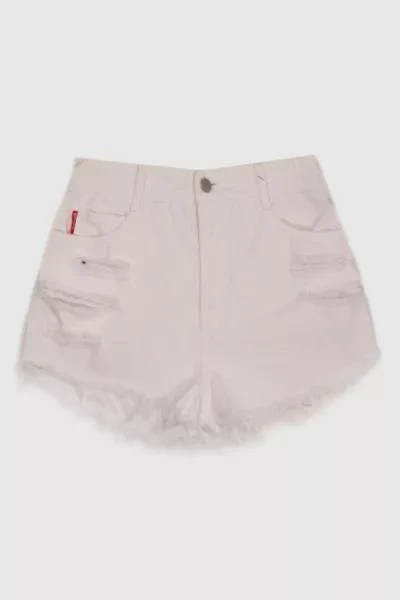 商品Urban Outfitters|Vintage Bongo White High Rise Shorts,价格¥371,第1张图片