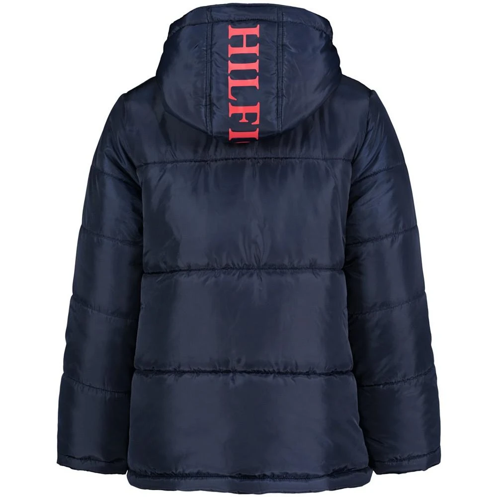 商品Tommy Hilfiger|Big Boys Pieced Puffer Jacket,价格¥332,第4张图片详细描述
