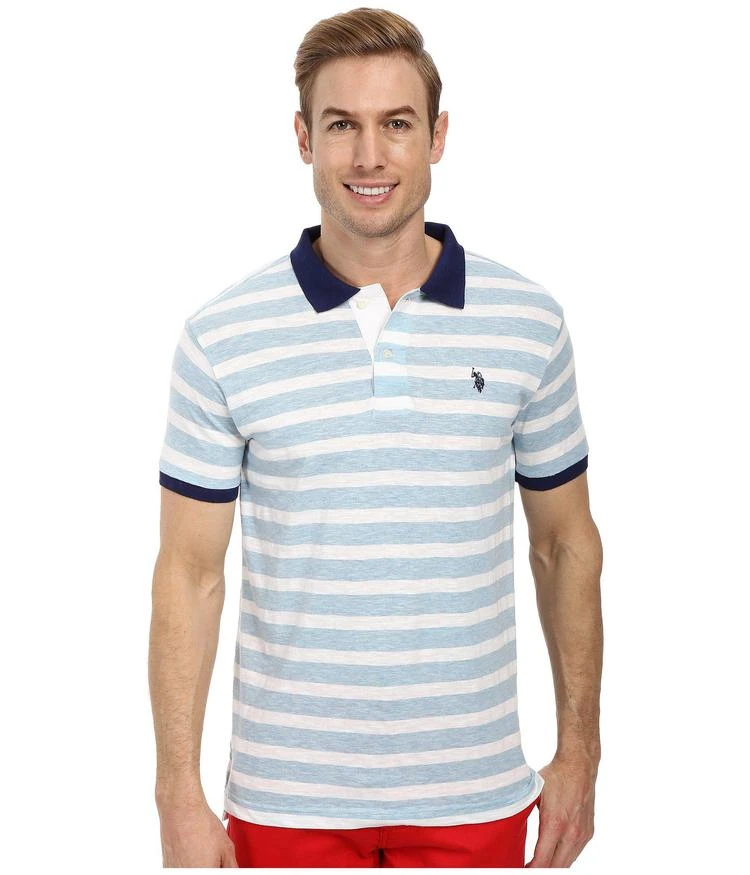 商品U.S. POLO ASSN.|Slim Fit Slub Polo,价格¥278,第1张图片