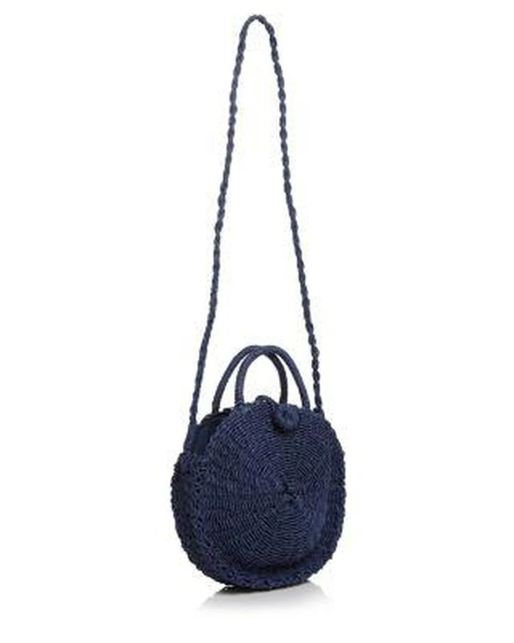商品Bloomingdale's|remi & reid Cabanas Circle Straw Crossbody,价格¥383,第4张图片详细描述