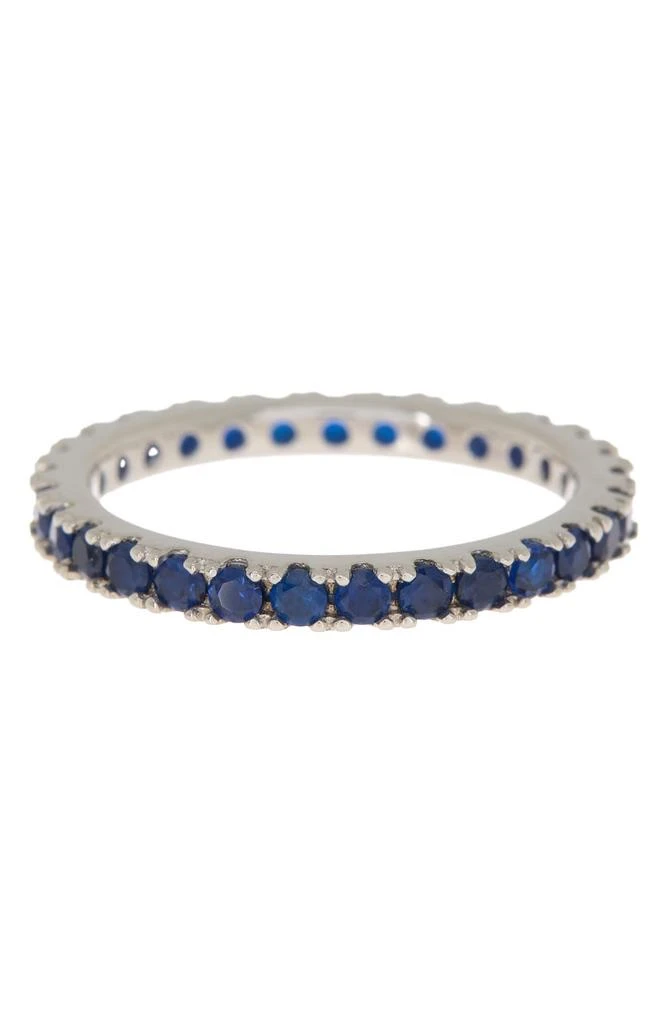 商品Suzy Levian|Pave Blue CZ Eternity Band Ring,价格¥825,第1张图片