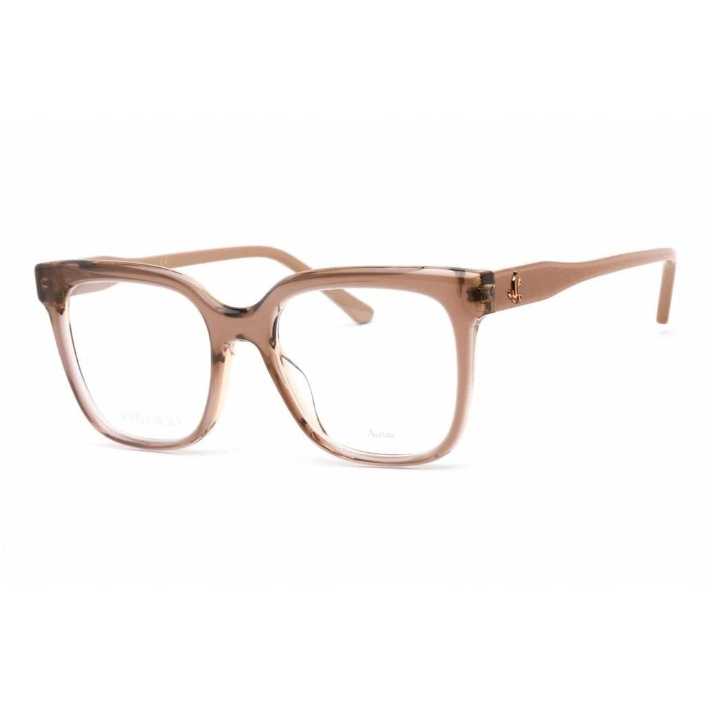 商品Jimmy Choo|Jimmy Choo Men's Eyeglasses - Full Rim Square Nude Plastic Frame | JC315/G 0FWM 00,价格¥448,第1张图片