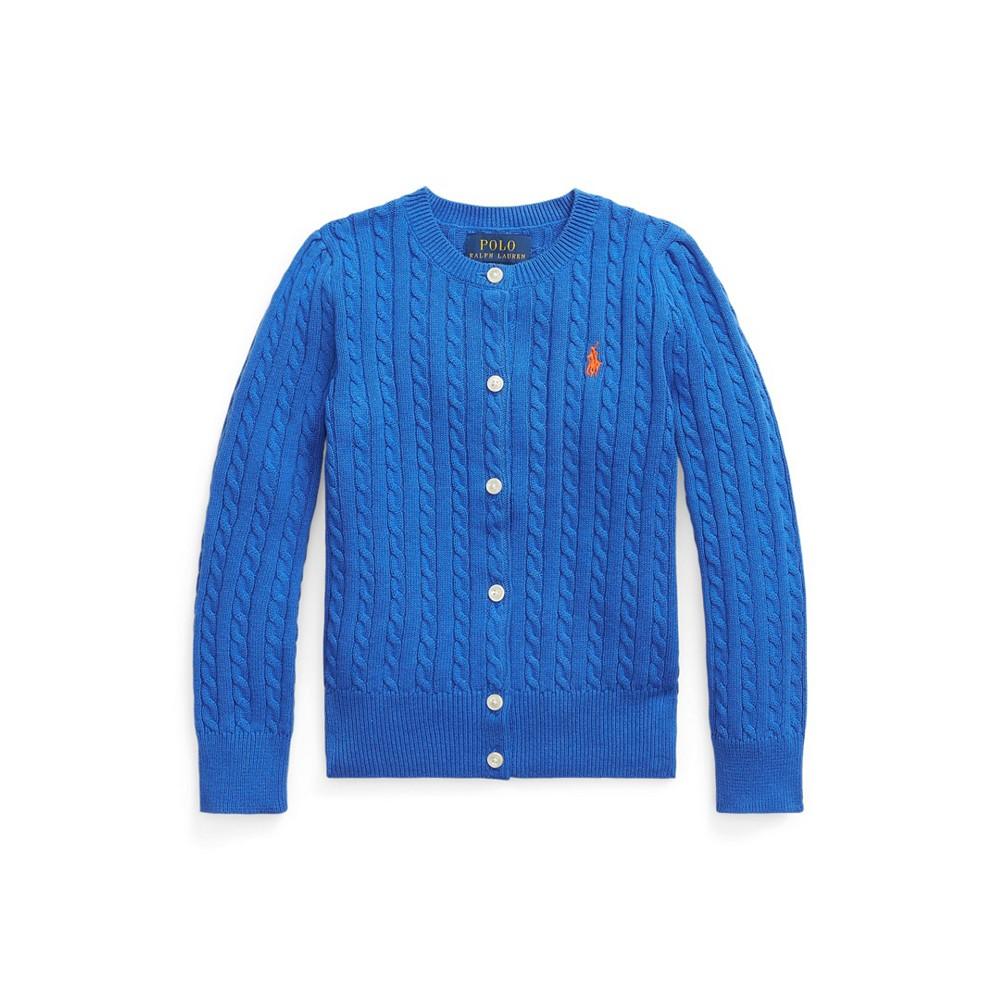 Polo Ralph Lauren | Big Girls Mini-Cable Cardigan Sweater 429.46元 商品图片