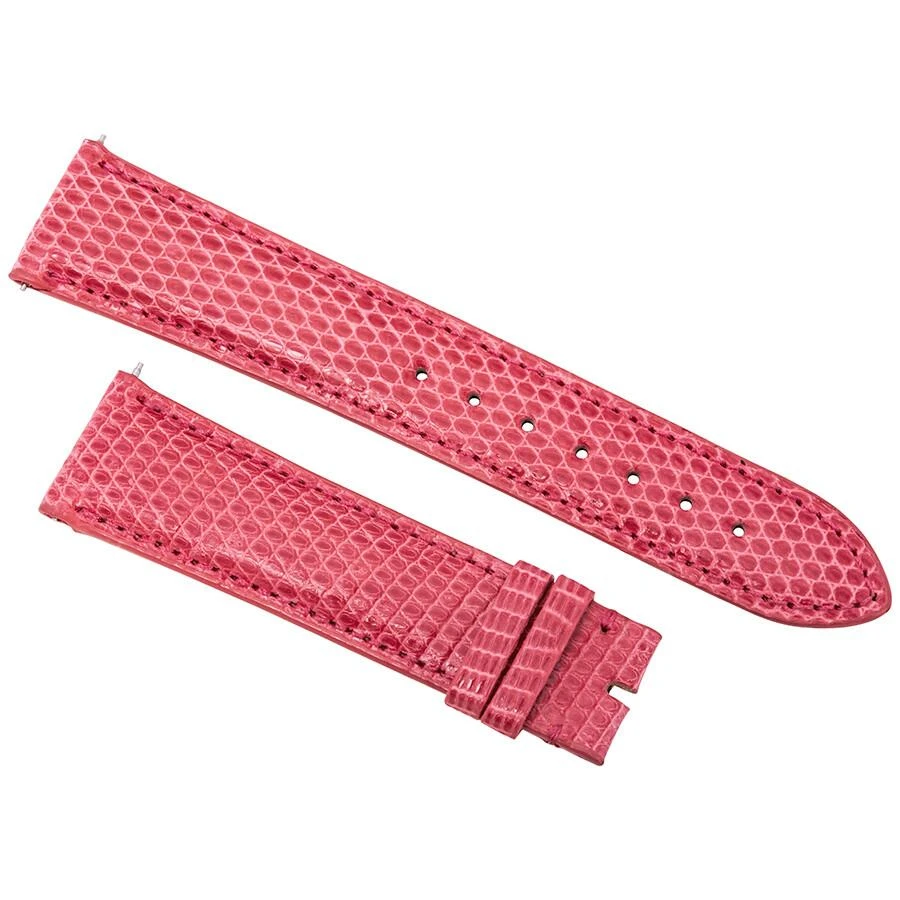 商品Hadley Roma|21 MM Shiny Bubble Gum Lizard Leather Strap,价格¥112,第1张图片