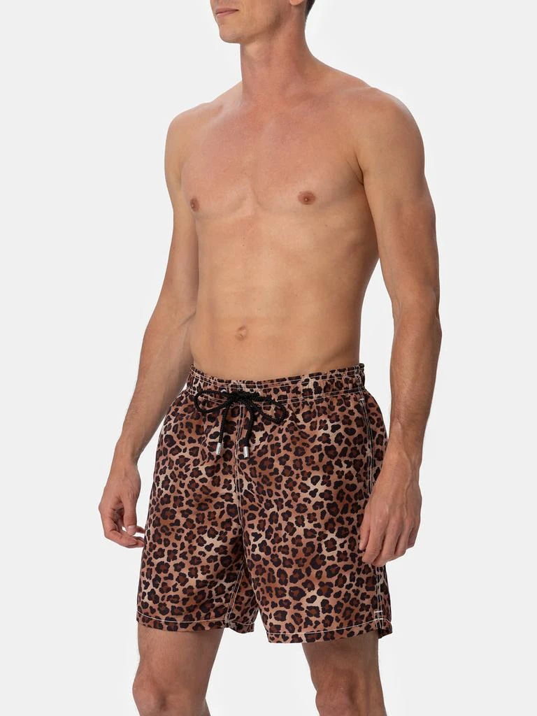 商品Mc2 Saint Barth|Man Mid-length Gustavia Swim-shorts With Animalier Print,价格¥1470,第4张图片详细描述