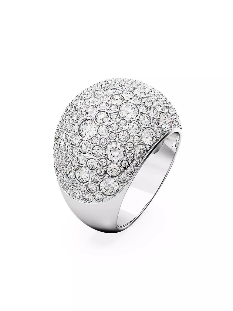 商品Swarovski|Sublima Rhodium-Plated & Swarovski Crystal Domed Ring,价格¥1489,第1张图片
