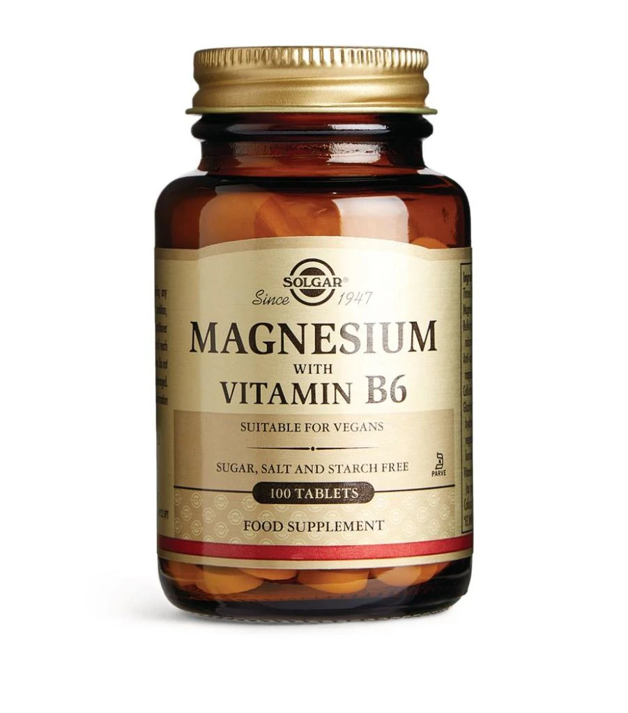 商品Solgar|Magnesium with Vitamin B6 (100 Tablets),价格¥86,第1张图片