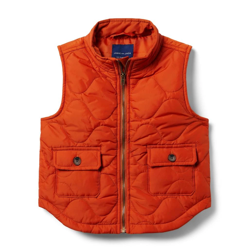 商品Janie and Jack|Quilted Puffer Vest (Toddler/Little Kids/Big Kids),价格¥403,第1张图片