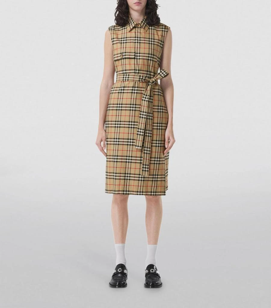 商品Burberry|Vintage Check Print Shirt Dress,价格¥8431,第2张图片详细描述