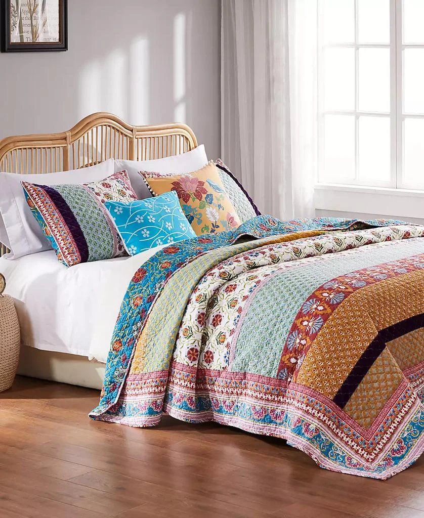 商品Macy's|Thalia Cotton Reversible 5 Piece Quilt Set,价格¥3359,第5张图片详细描述