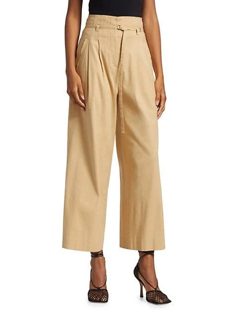 商品Derek Lam|Sergio High-Waisted Wide-Leg Pants,价格¥1340,第3张图片详细描述