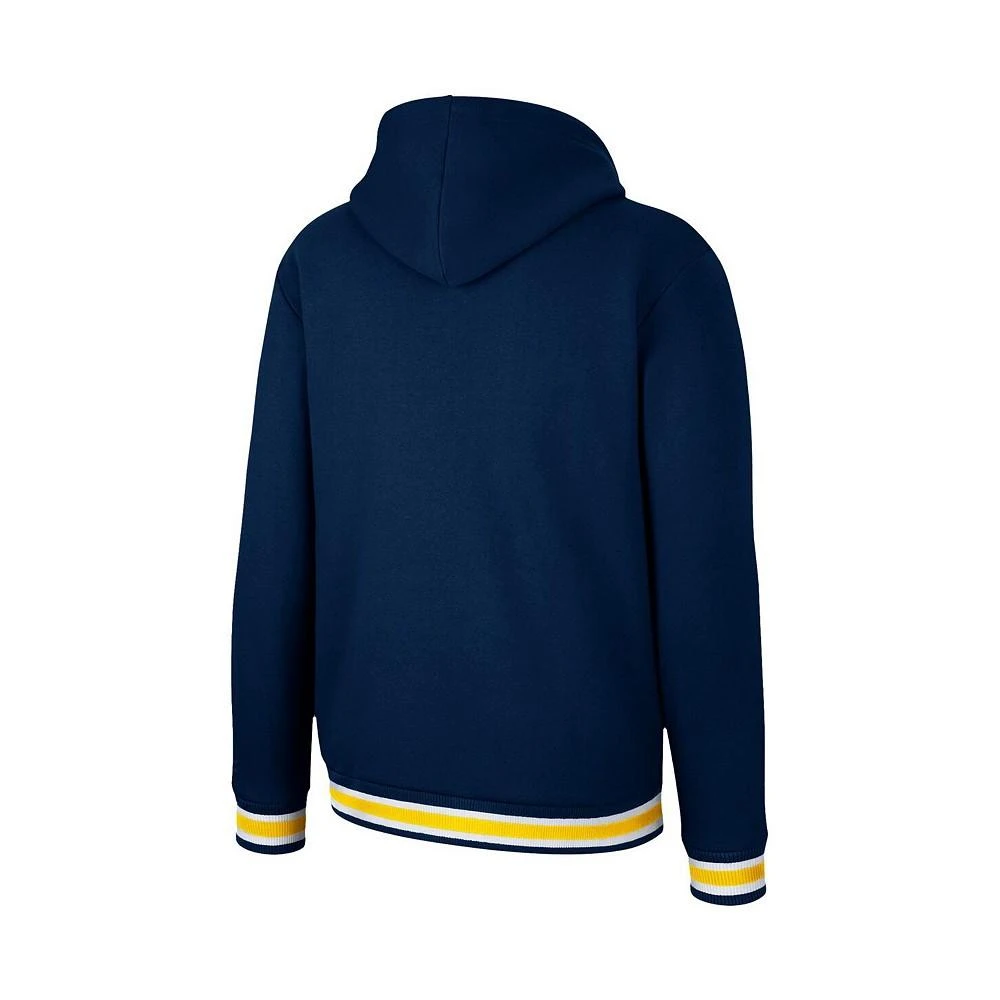 商品Colosseum|Men's Navy Michigan Wolverines Varsity Arch Pullover Hoodie,价格¥488,第2张图片详细描述