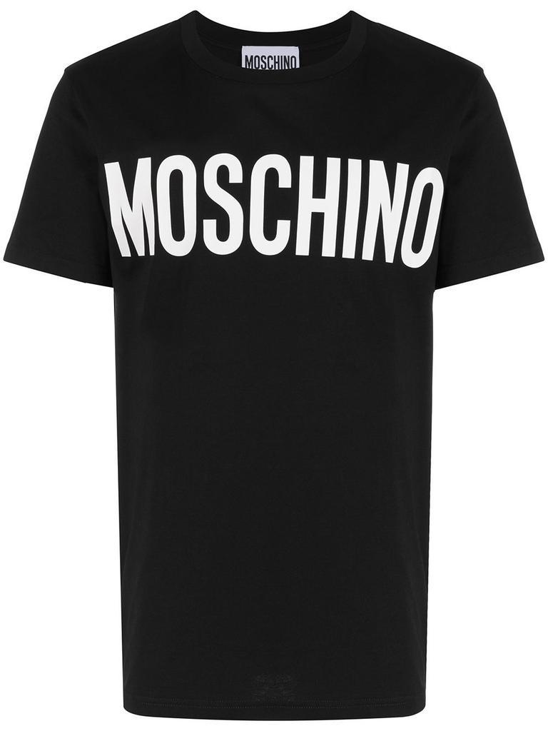 商品Moschino|Moschino Men's Black Cotton T-Shirt,价格¥1426,第1张图片