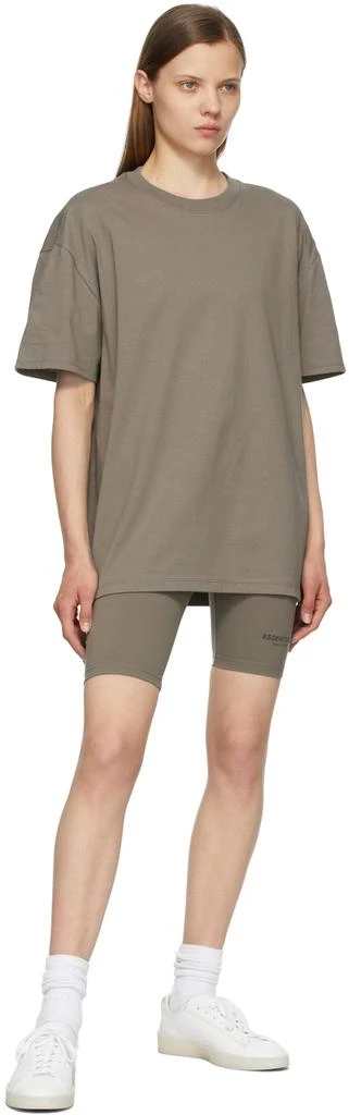 商品Essentials|Taupe Athletic Bike Shorts,价格¥495,第4张图片详细描述