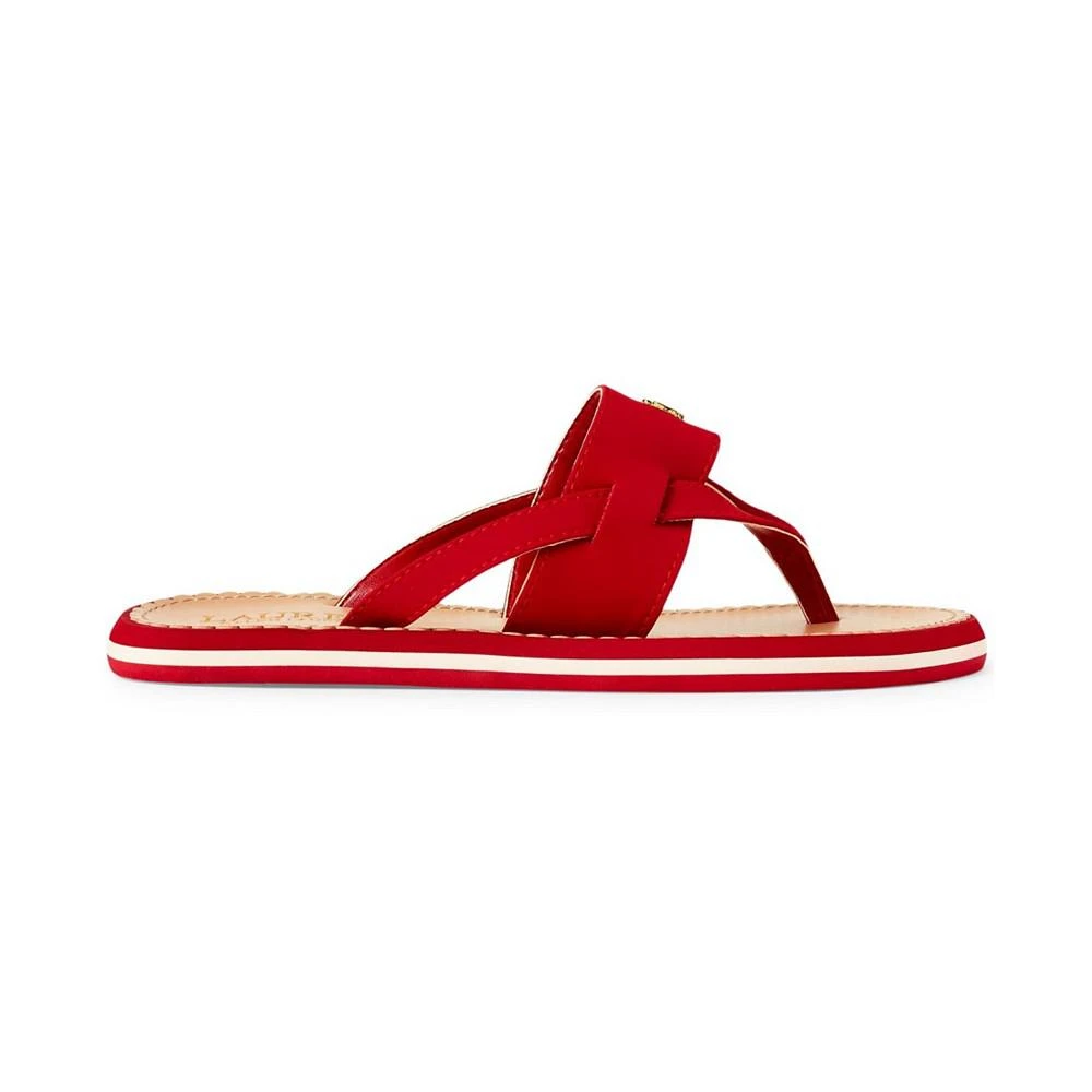 商品Ralph Lauren|Rosalind Thong Sandals,价格¥315,第2张图片详细描述
