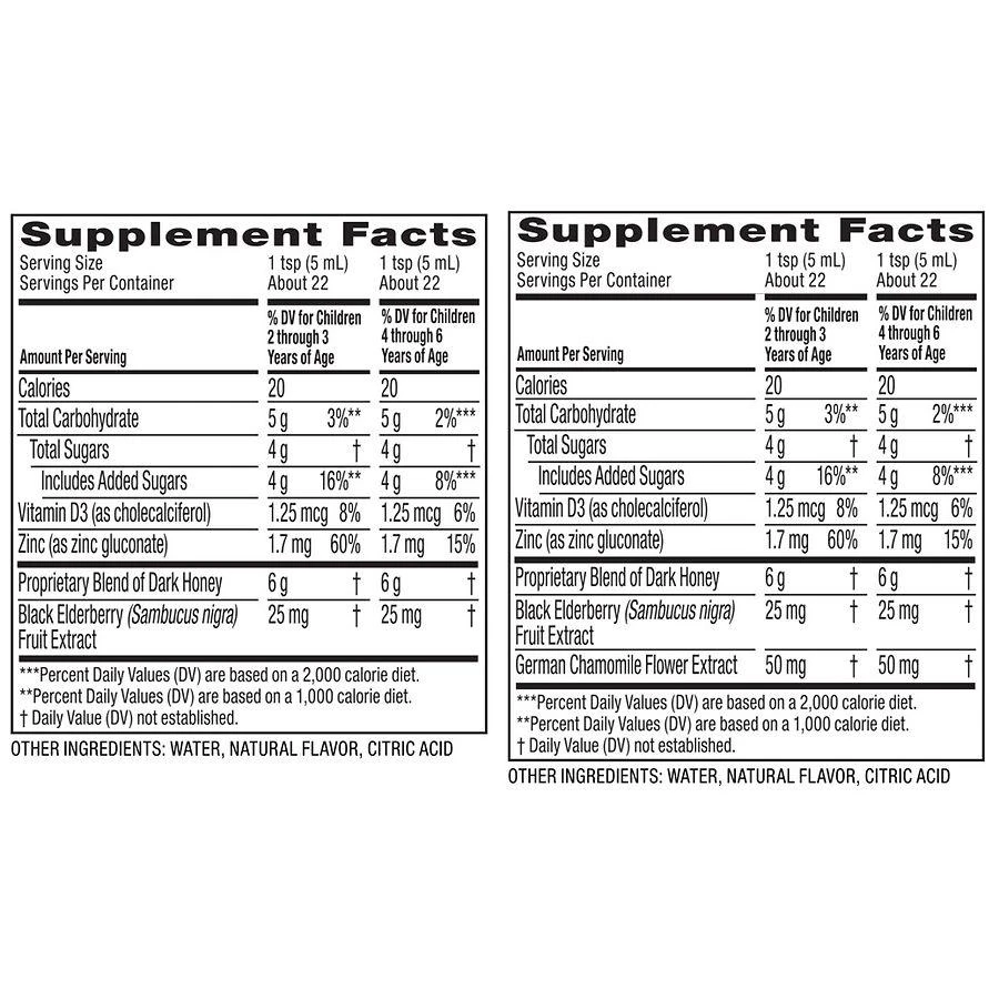 商品ZarBee's Naturals|Children's Cough Syrup + Immune Day & Night Pack Natural Mixed Berry,价格¥148,第5张图片详细描述