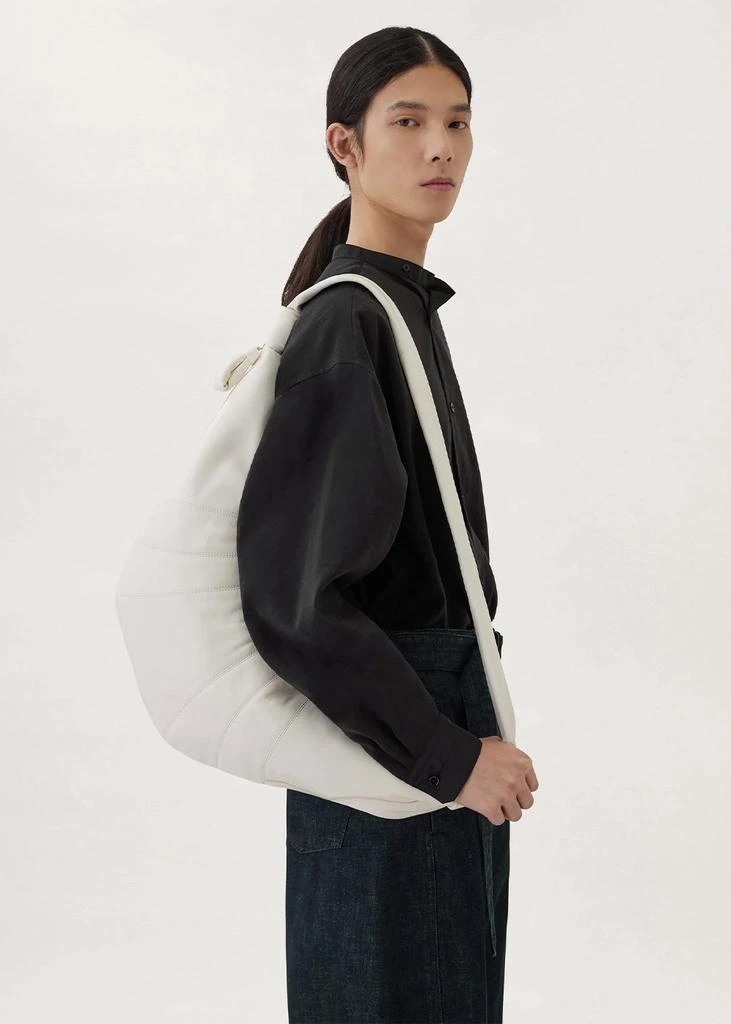 商品Lemaire|Lemaire White Nappa Large Croissant Bag,价格¥10820,第3张图片详细描述