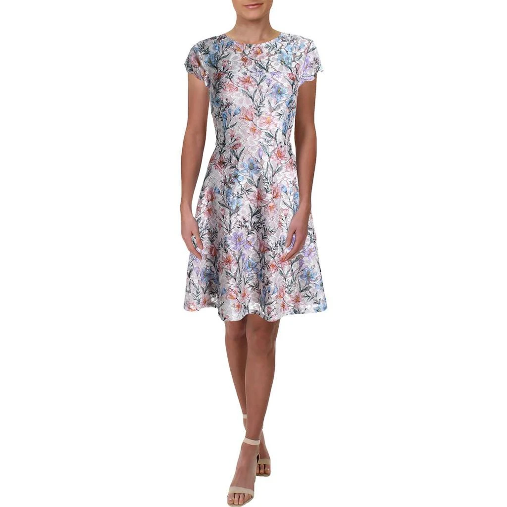商品Kensie|Kensie Womens Lace Floral Party Dress,价格¥221,第1张图片