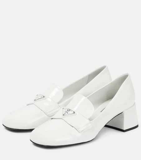 商品Prada|Patent leather loafer pumps,价格¥8437,第5张图片详细描述