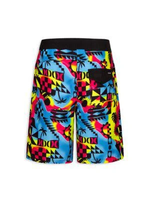 商品Hurley|Boy’s Abstract Blanket Pattern Board Shorts,价格¥56,第2张图片详细描述