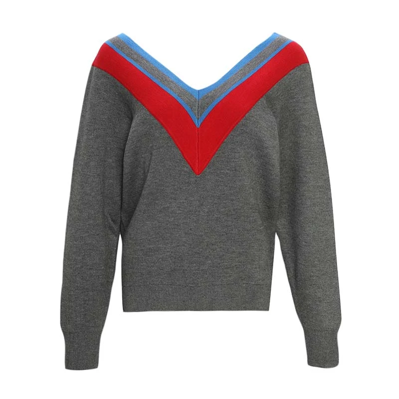 商品[国内直发] Sandro|SANDRO 灰色女士针织衫/毛衣 AG10231048-GREY,价格¥354,第1张图片