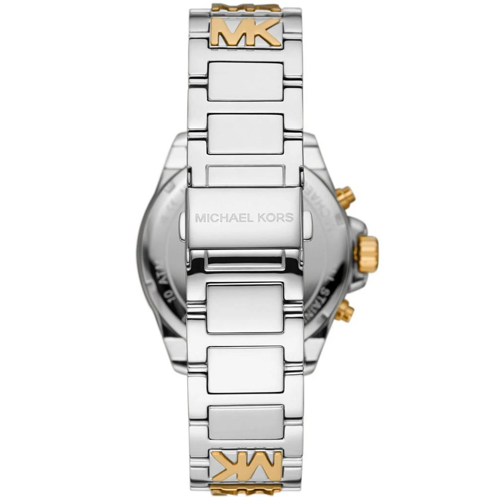 商品Michael Kors|Women's Wren Chronograph Two-Tone Stainless Steel Bracelet Watch 42mm,价格¥2104,第2张图片详细描述