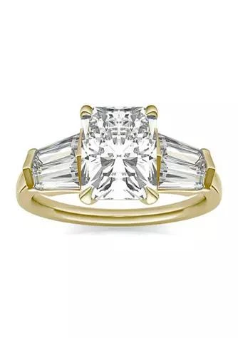 商品Charles & Colvard|Colvard Charles Colvard 3.86 Ct. T.w. Lab Created Radiant Cut Five Stone Engagement Ring In 14K Gold,价格¥12515,第1张图片