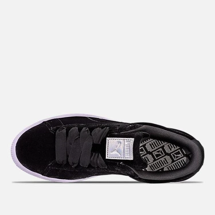 Women's Puma Basket Classic Velour Casual Shoes 商品