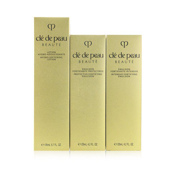 Cle De Peau 光彩赋活乳液套装：光采保湿露(湿润型) 170ml+ 日间防护乳SPF25 125ml+ 夜间修护乳 125ml 3pcs商品第3张图片规格展示