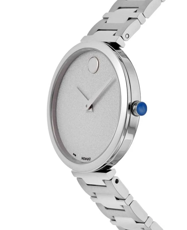 商品Movado|Movado Museum Classic White Dial Stainless Steel Women's Watch 0607518,价格¥3652,第3张图片详细描述