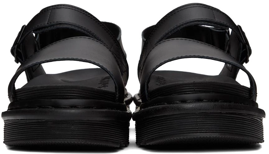 商品Dr. Martens|Black Leather Voss Sandals,价格¥587,第2张图片详细描述